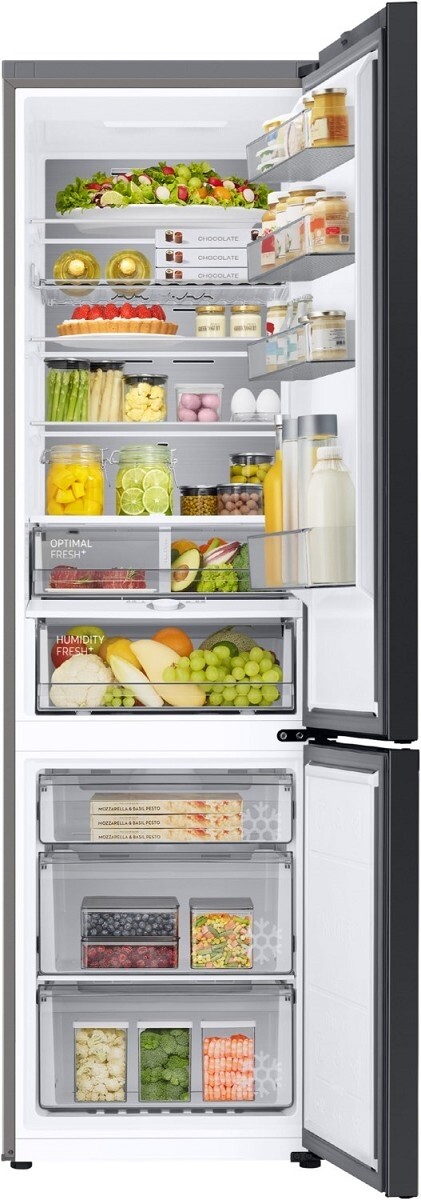 Samsung Stand-Kühl-Gefrierkombination RL38C7B5BS9 Bespoke (Edelstahl-Look)