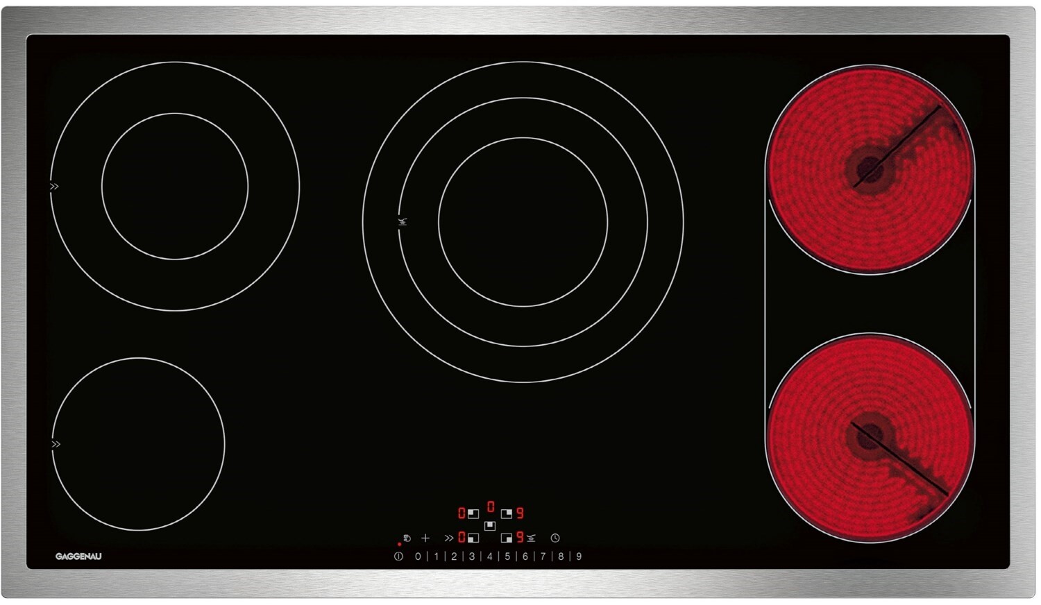 Gaggenau Autark-Glaskeramikfeld CE 291111 Glaskeramikkochfeld (Edelstahl) 3 Jahre Premiumshop Garantie