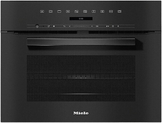 Miele Einbau-Elektro-Backofen mit Mikrowelle H 7240 BM (obsidianschwarz) 3 Jahre Premiumshop Garantie