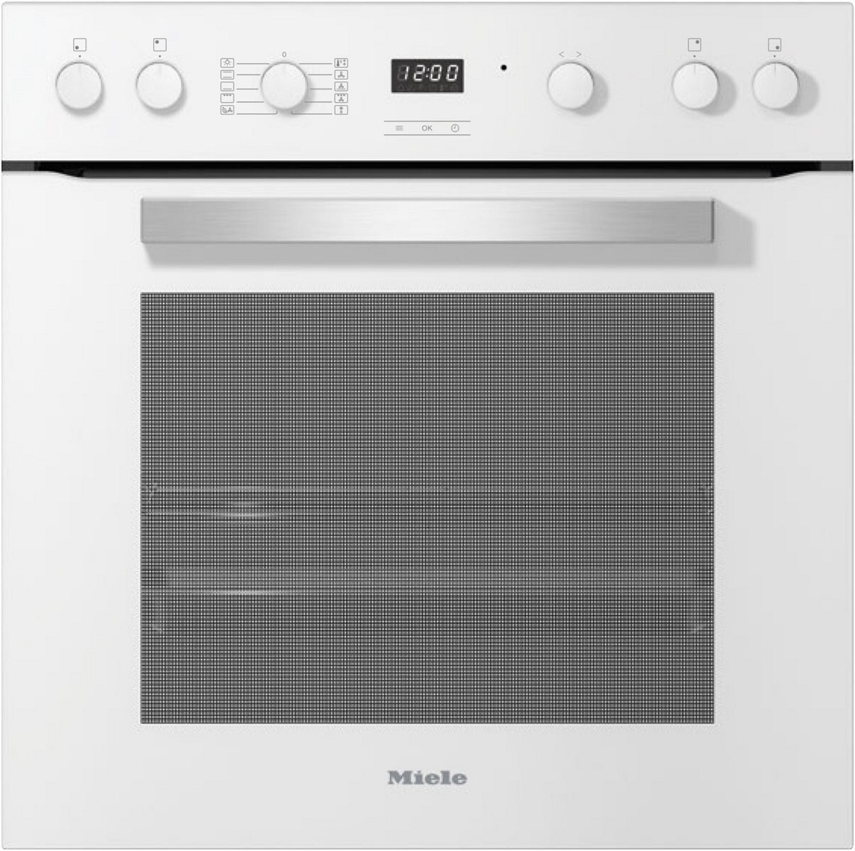 Miele Einbau-Elektro-Herd H 2455 I Active zur Kombination mit Induktions-Koc (Brilliantweiß)