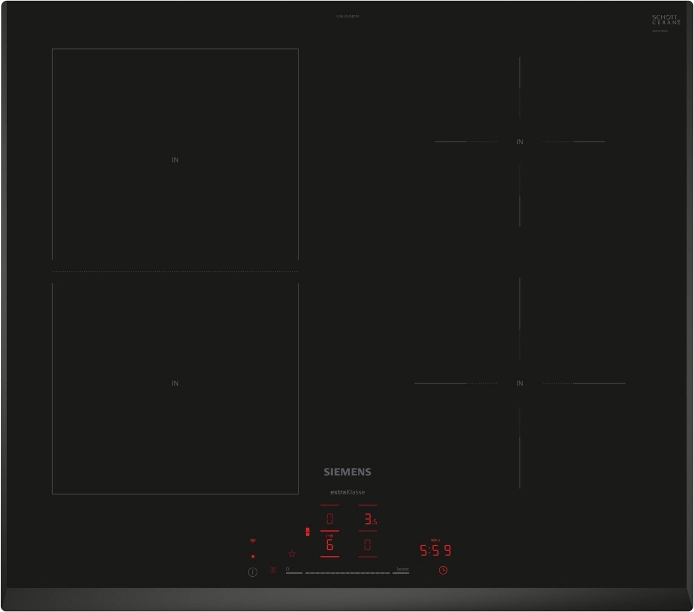 Siemens Autark-Induktionsfeld ED651HSB1M (rahmenlos)