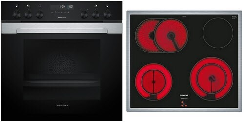 Siemens Einbau-Geräte-Set MKP3KB64 (HE378HBS3 + EA645GH17M)