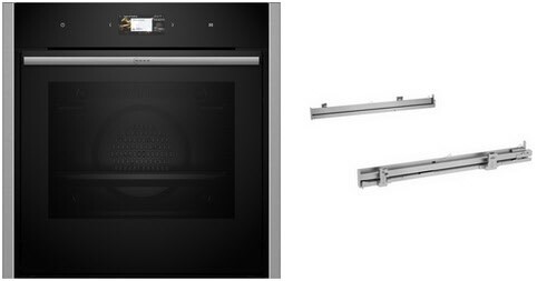 Neff Einbau-Elektro-Backofen BMK6430CS (SET: B64CS31N0 Z1608BX0) (Edelstahl)